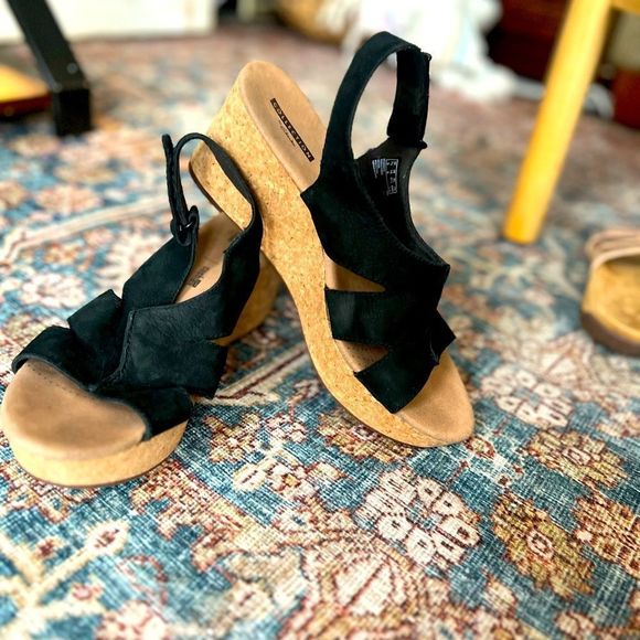 Clarks Collection Wedge Sandals S :10 - Picture 1 of 8